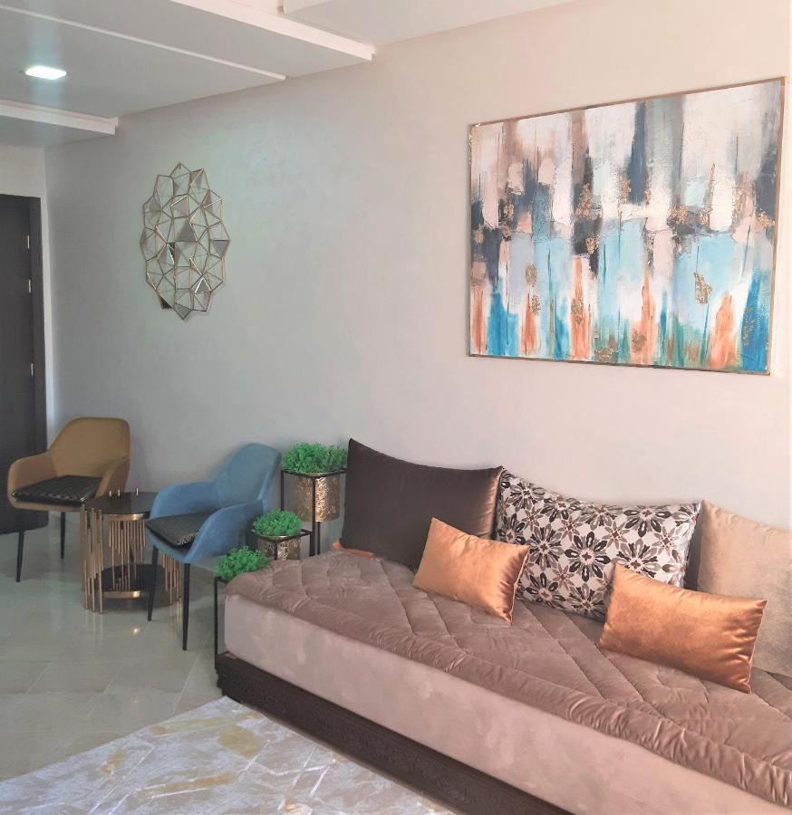 Appartement Pour Familles En Residence Avec Piscine Et Wifi มาร์ราเกช ภายนอก รูปภาพ